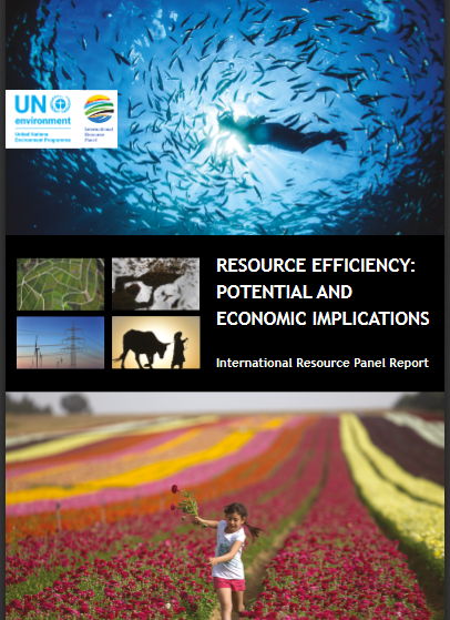 Okładka raportu Resource Efficiency: Potential and Economic Implications.